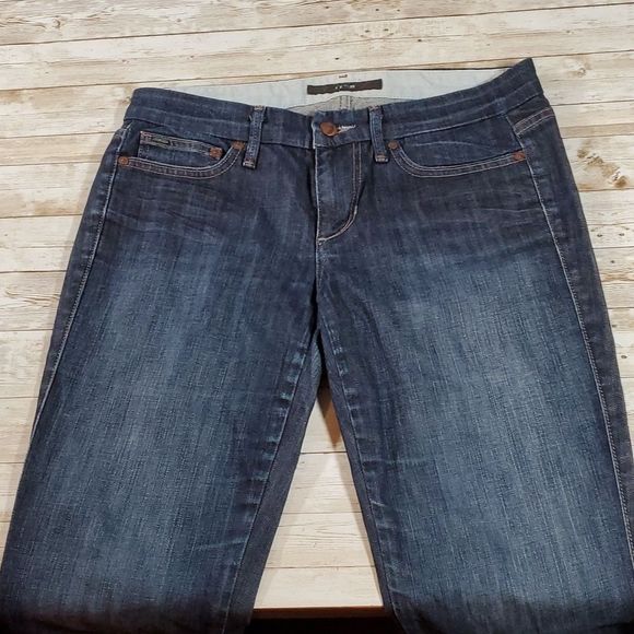 Joe's‎ Jeans Sz 29 Rocker Style Thompson Wash Boot Cut Faded Dark Wash - Picture 2 of 13
